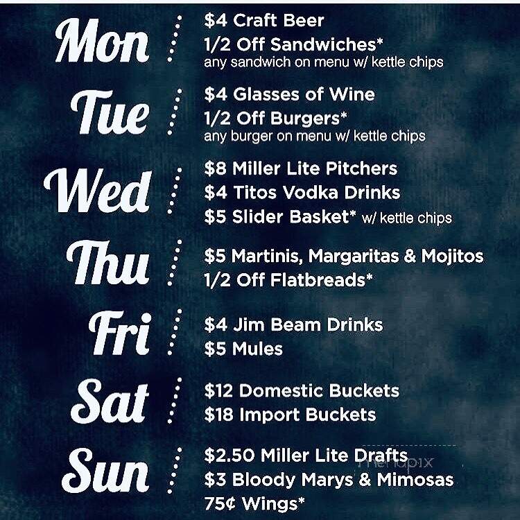 Union Tap - Elmwood Park, IL menu_pic