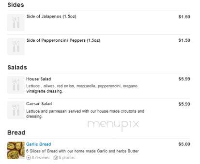 Lucky's Pizza - Canoga Park, CA menu_pic