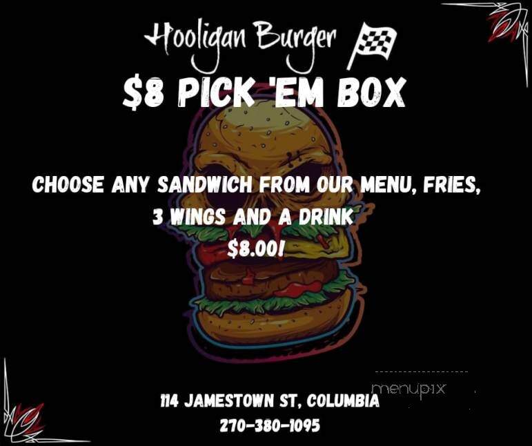 Hooligan Burger - Columbia, KY