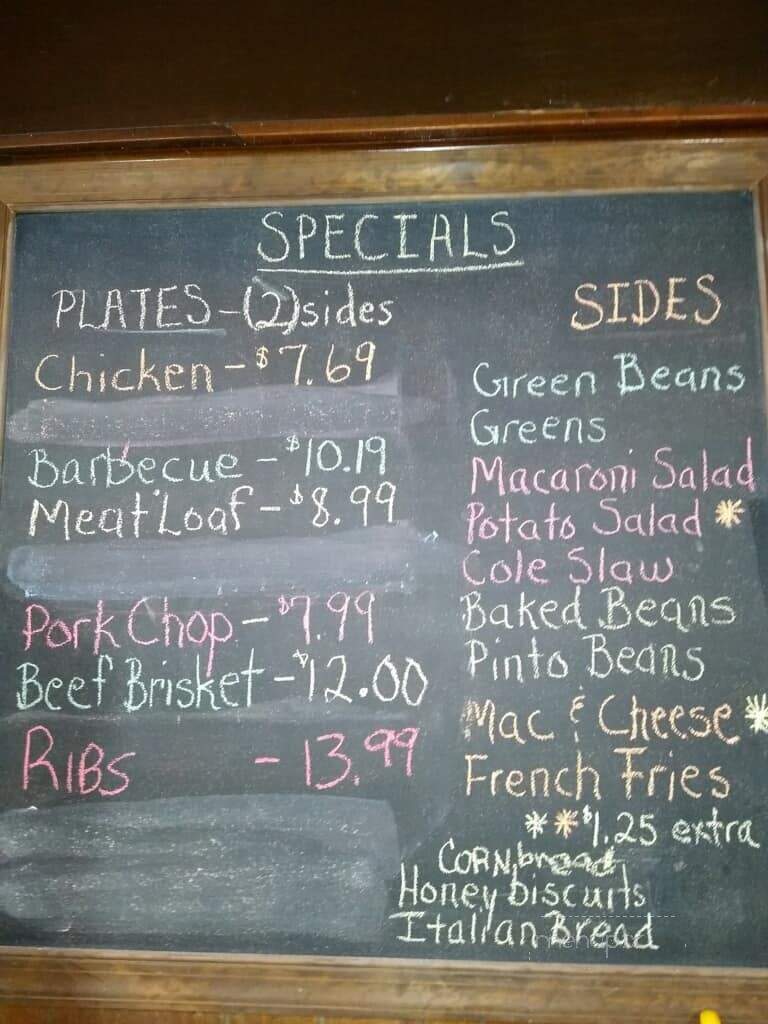Hylton's Grill - Martinsville, VA menu_pic