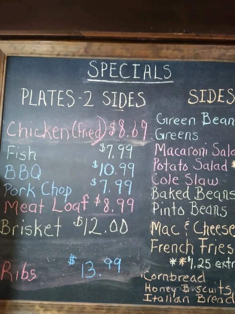 Hylton's Grill - Martinsville, VA menu_pic