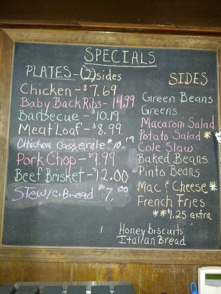 Hylton's Grill - Martinsville, VA menu_pic