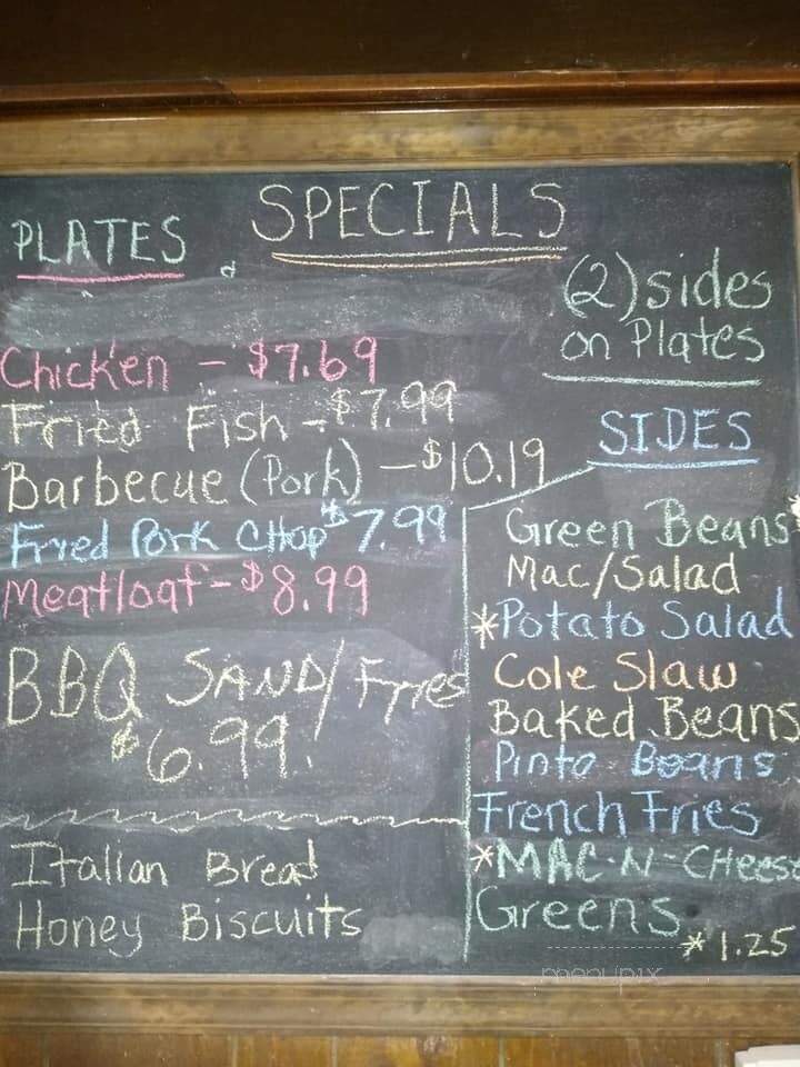 Hylton's Grill - Martinsville, VA menu_pic
