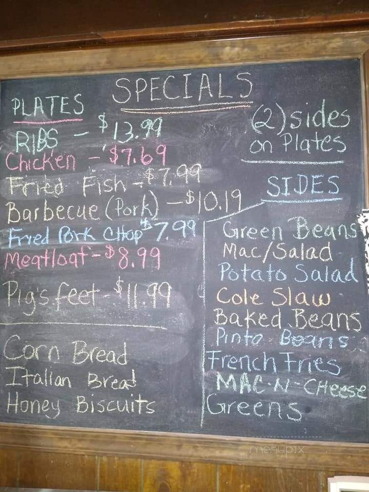 Hylton's Grill - Martinsville, VA menu_pic