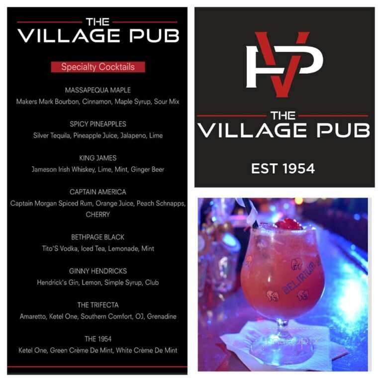 Village Pub - Massapequa, NY menu_pic