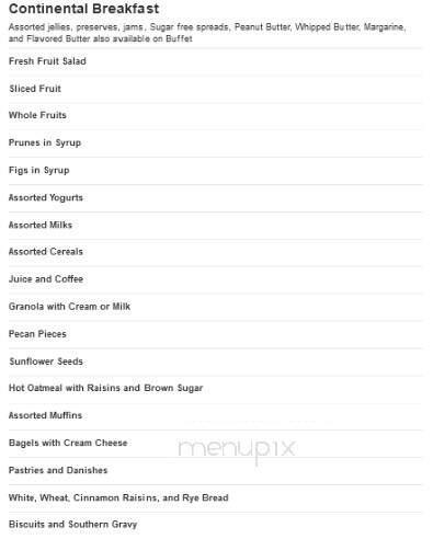 Cafe' La Salle - Kenner, LA menu_pic