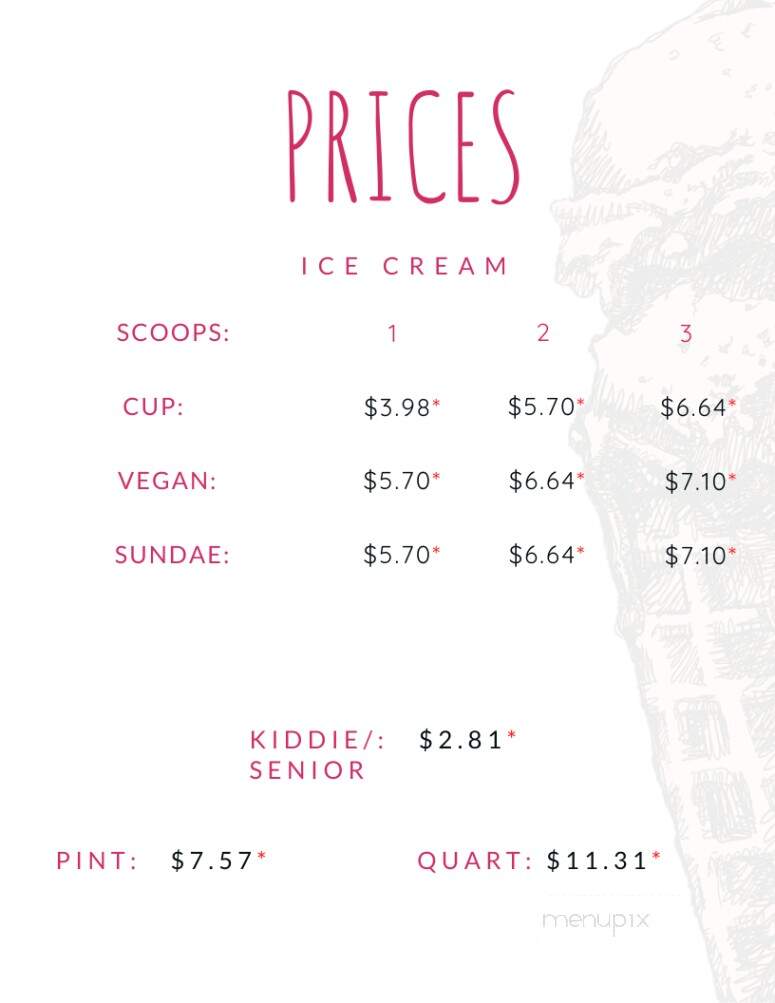 Scoops Working Cow Ice Cream - Venice, FL menu_pic