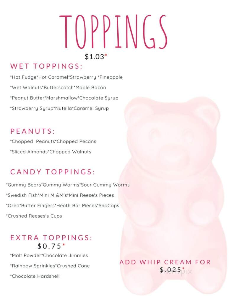 Scoops Working Cow Ice Cream - Venice, FL menu_pic
