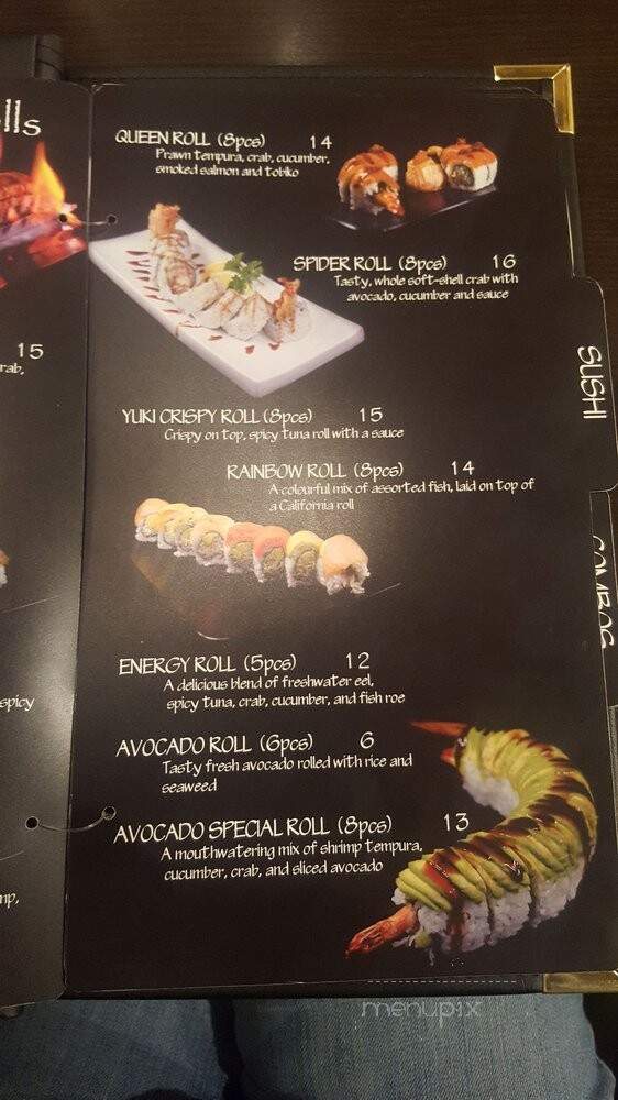 Kabuki Sushi & Grill - Edmonton, AB menu_pic
