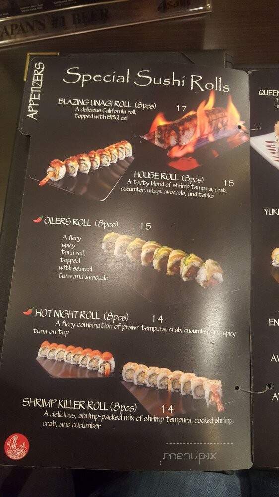 Kabuki Sushi & Grill - Edmonton, AB menu_pic