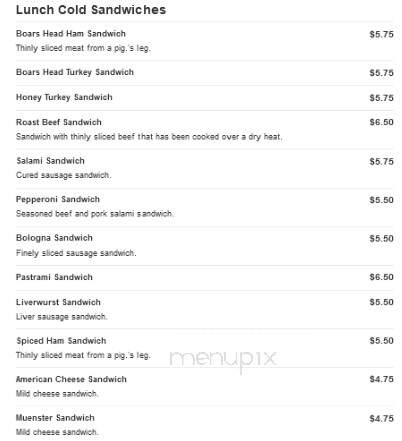 Great Chestnut Grocery & Deli - Spring Valley, NY menu_pic