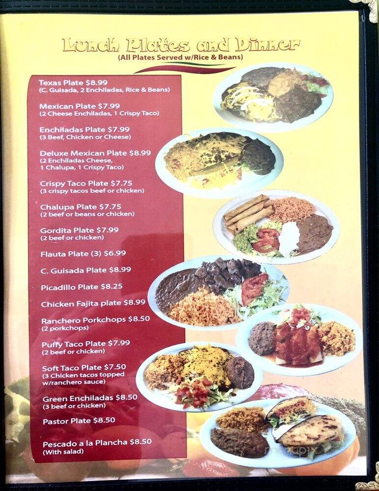 Alondras De Jalisco - San Antonio, TX menu_pic