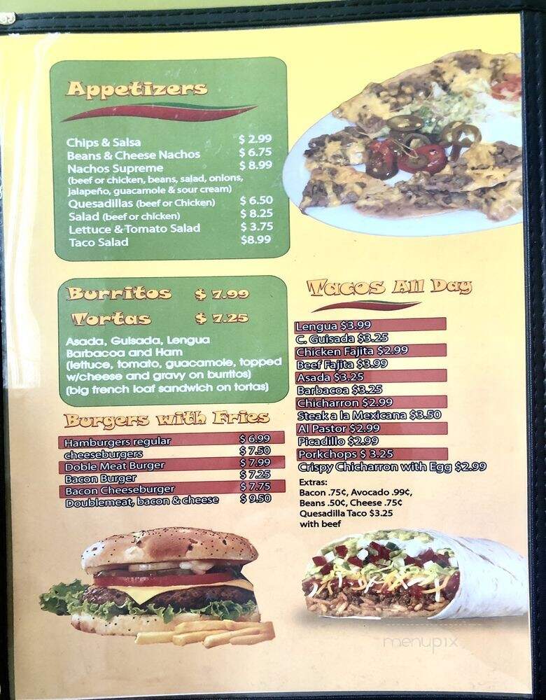 Alondras De Jalisco - San Antonio, TX menu_pic