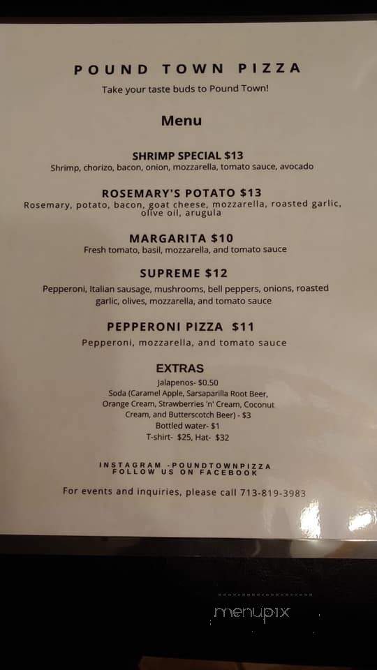 Blue Epiphany Vineyards - Conroe, TX menu_pic