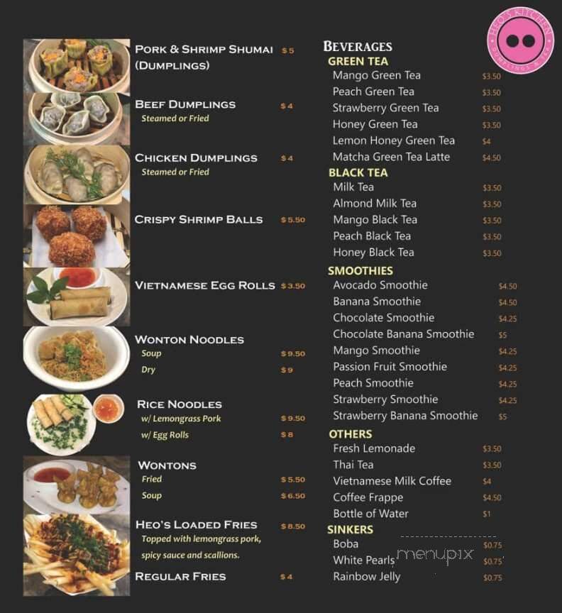 Blue Epiphany Vineyards - Conroe, TX menu_pic
