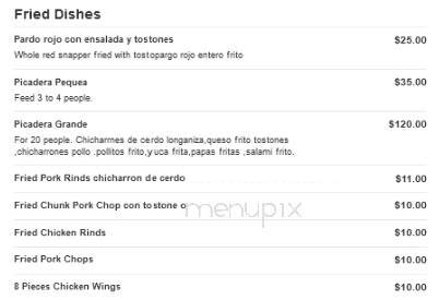 Mi Familia Restaurant - Paterson, NJ menu_pic