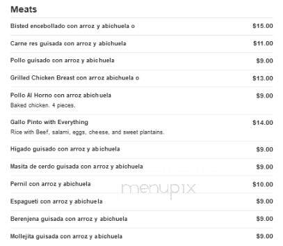 Mi Familia Restaurant - Paterson, NJ menu_pic