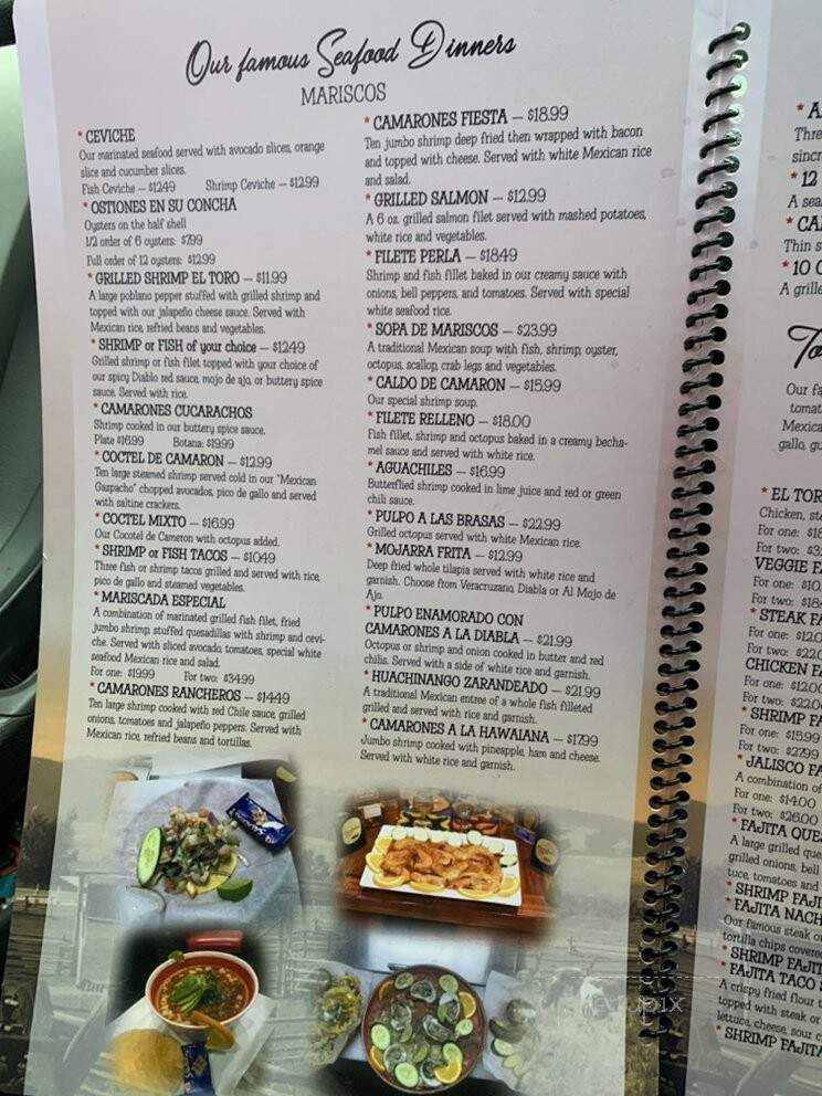 El Toro Bar & Grill - Murfreesboro, TN menu_pic
