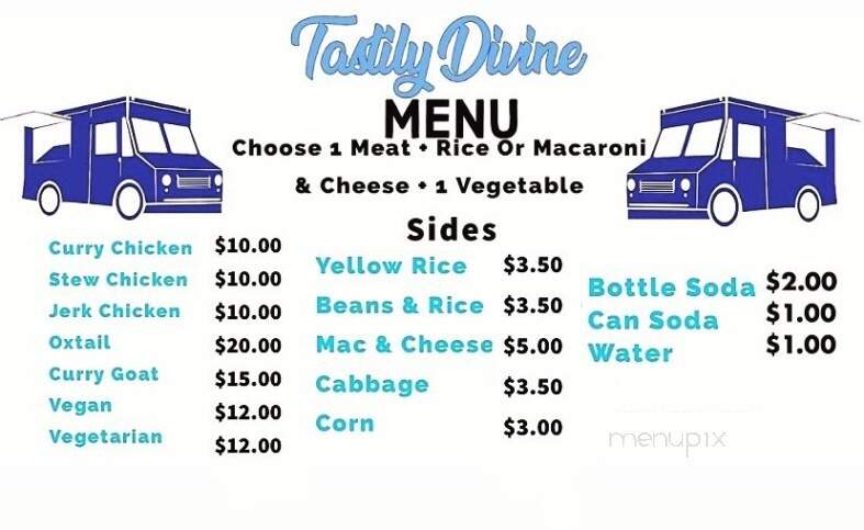 Tastily Divine - Orlando, FL menu_pic
