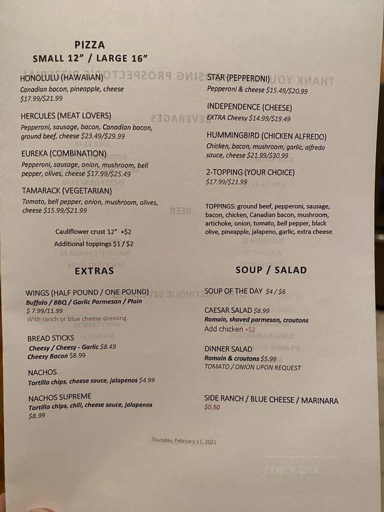 Prospector's Pizzeria - Pinehurst, ID menu_pic