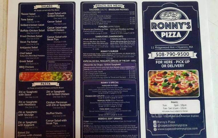 Ronny's Pizza - Barnstable, MA
