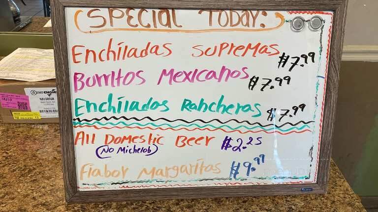 Cielito Lindo Mexican Grill & Cantina - Osceola, AR menu_pic