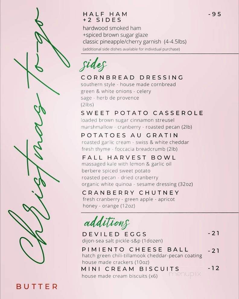 Butter A Louisiana Bakery - Monroe, LA menu_pic