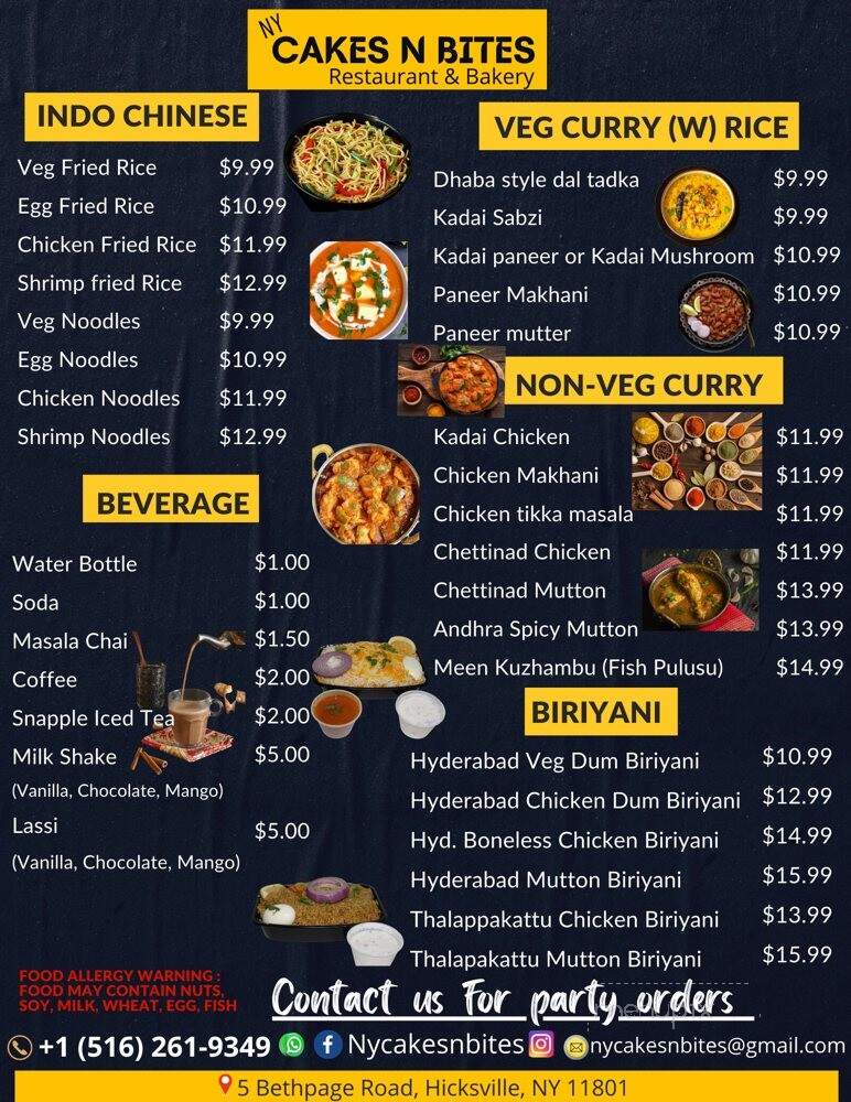 NY Cakes N Bites - Hicksville, NY menu_pic