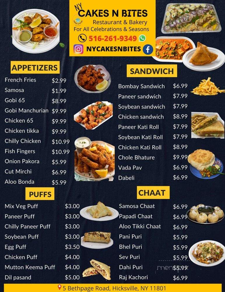 NY Cakes N Bites - Hicksville, NY menu_pic