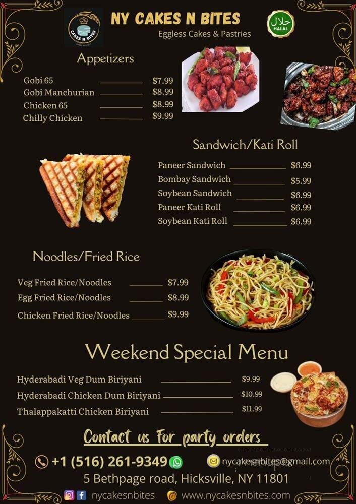 NY Cakes N Bites - Hicksville, NY menu_pic