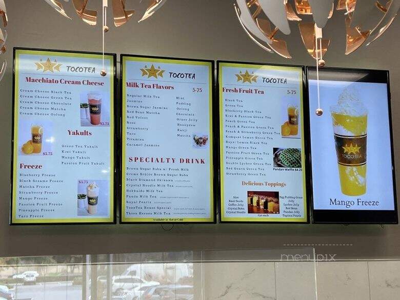 Tocotea - Union City, CA menu_pic