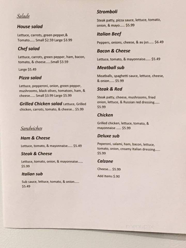 Morelli's Pizza - Pikeville, KY menu_pic