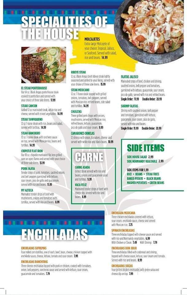 Don Julio's - Lebanon, KY menu_pic