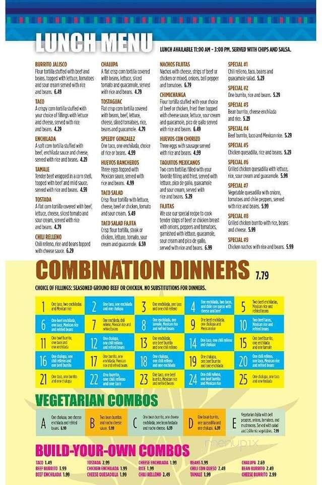 Don Julio's - Lebanon, KY menu_pic