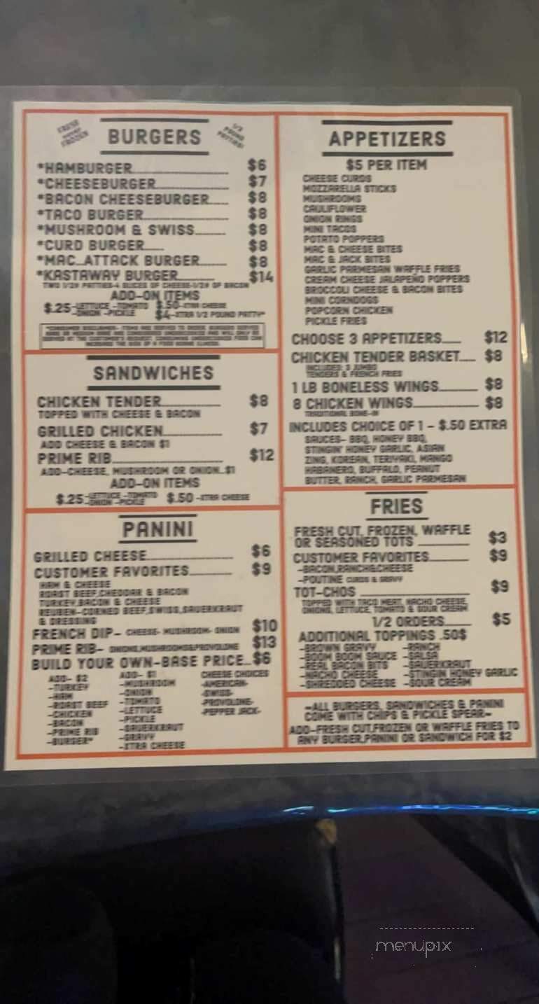 Kastawayz - Antigo, WI menu_pic