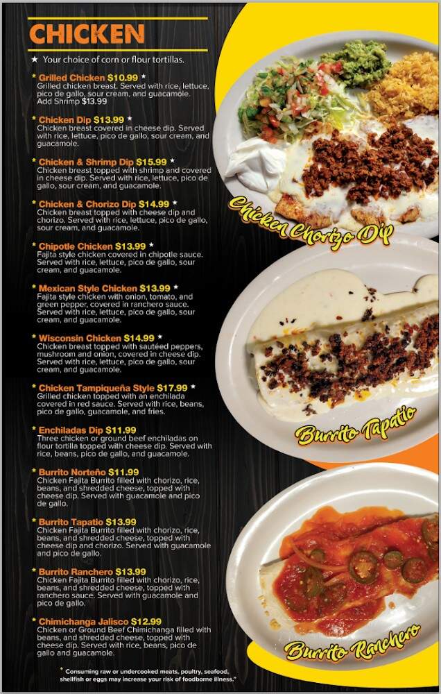 Leon's Sports Bar & Grill - Darien, WI menu_pic