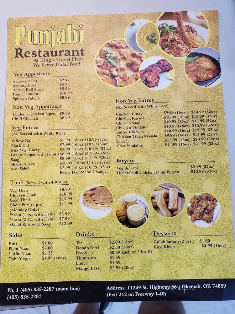 Punjabi Restaurant - Okemah, OK