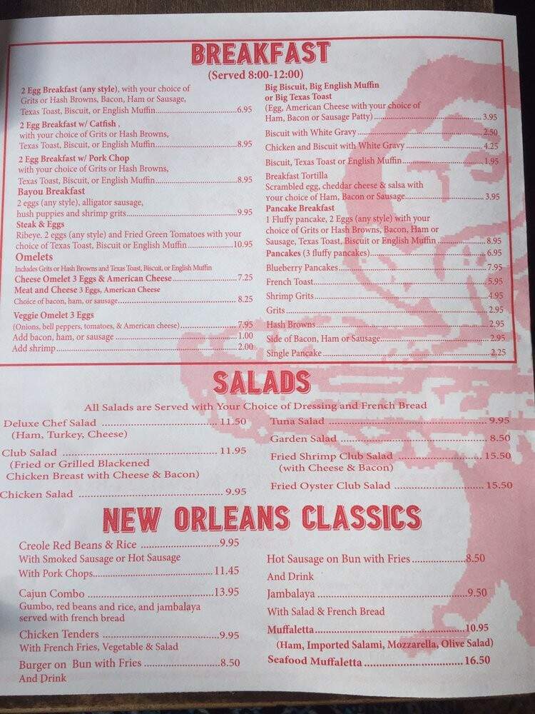 Joe's Po-Boys - New Orleans, LA menu_pic