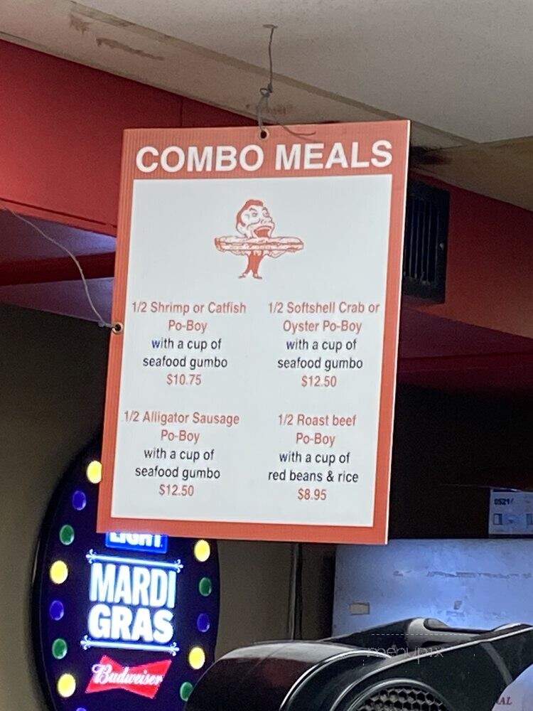Joe's Po-Boys - New Orleans, LA menu_pic
