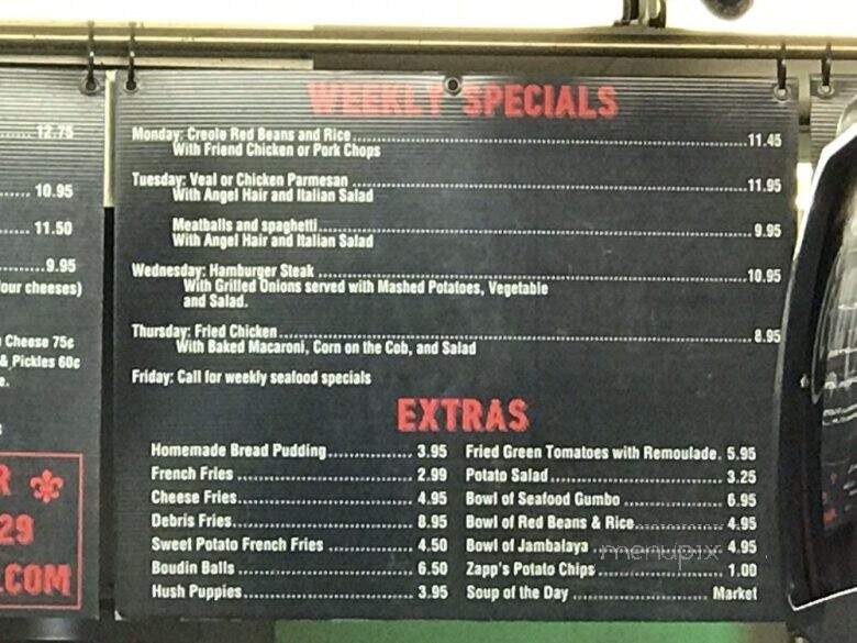 Joe's Po-Boys - New Orleans, LA menu_pic