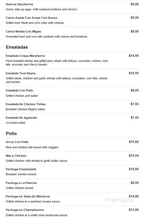Michael's Bistro Incorporated - Spring Hill, FL menu_pic