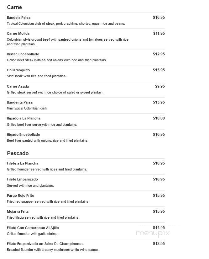 Michael's Bistro Incorporated - Spring Hill, FL menu_pic
