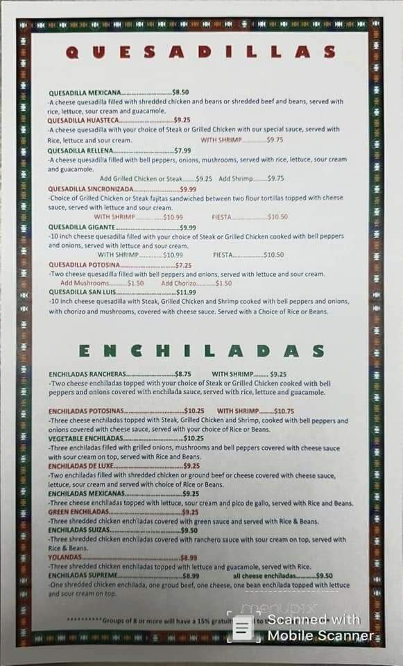 Lapotosina Restaurant - Marion, KY menu_pic