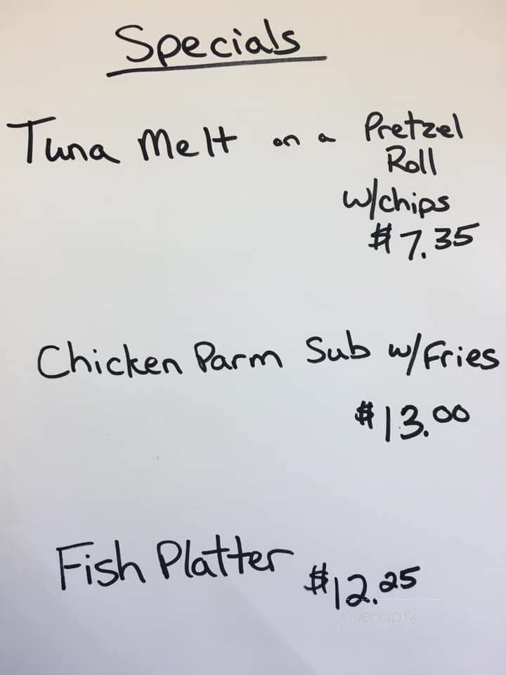 Brad's Pizza - Alloway, NJ menu_pic