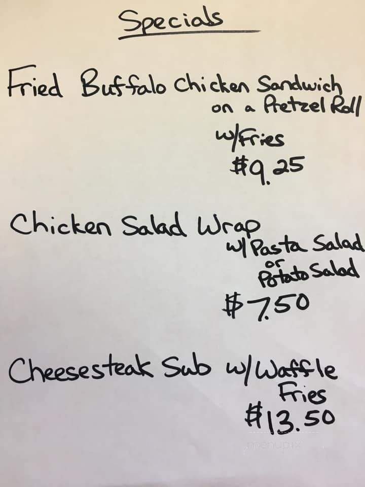 Brad's Pizza - Alloway, NJ menu_pic