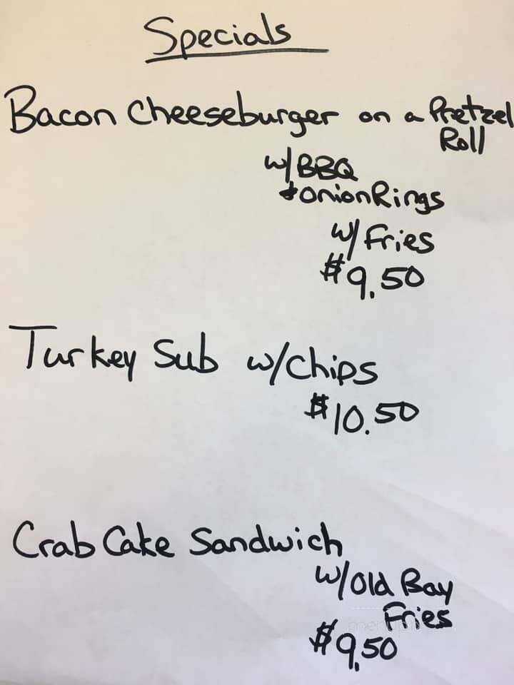 Brad's Pizza - Alloway, NJ menu_pic