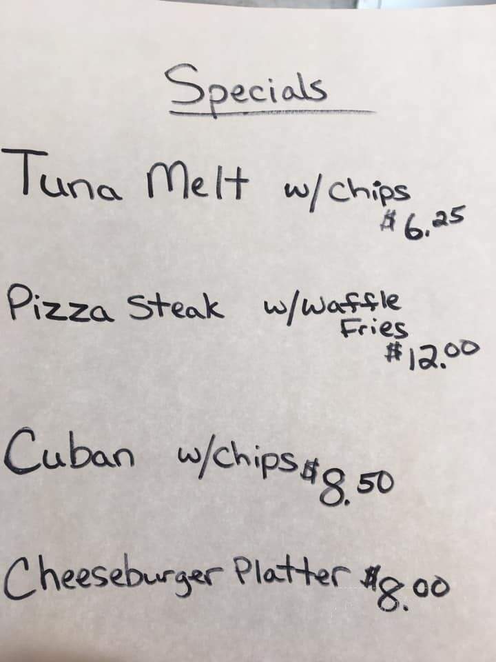 Brad's Pizza - Alloway, NJ menu_pic
