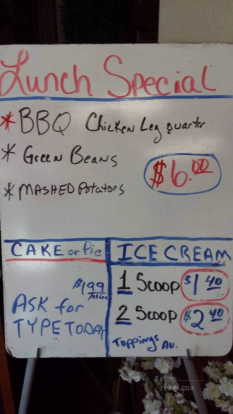 Willy Bill's BBQ - New Madrid, MO menu_pic