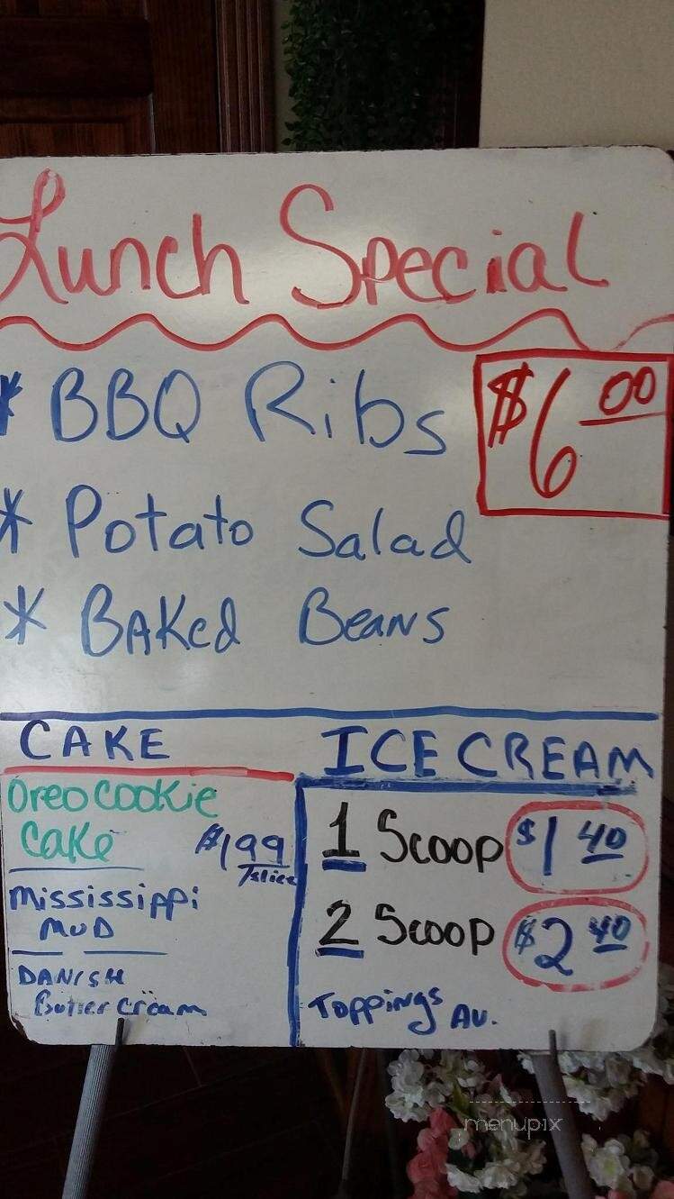 Willy Bill's BBQ - New Madrid, MO menu_pic