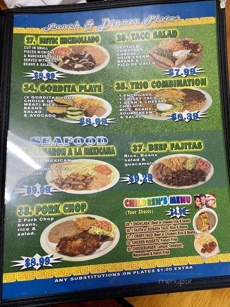 Tapatias Las De Jalisco - San Antonio, TX menu_pic